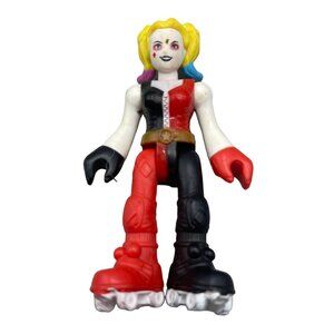 Imaginext DC Super Friends Harley Quinn action figure roller skates READ